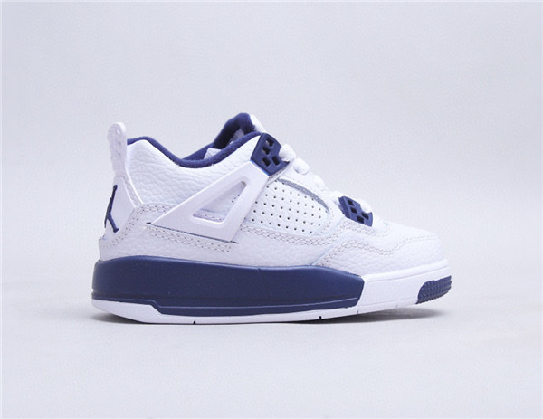 Youth Running weapon Super Quality Air Jordan 4 White/Purple Shoes 028 Youth Running weapon Super Quality Air Jordan 4 White/Purple Shoes 028